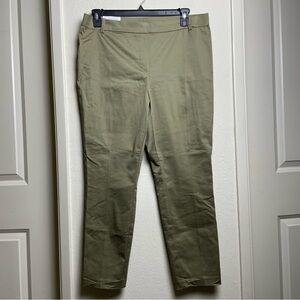 H&M Super Stretch Slacks Women’s Size 18 Beige Regular Waist Ankle Length Pants